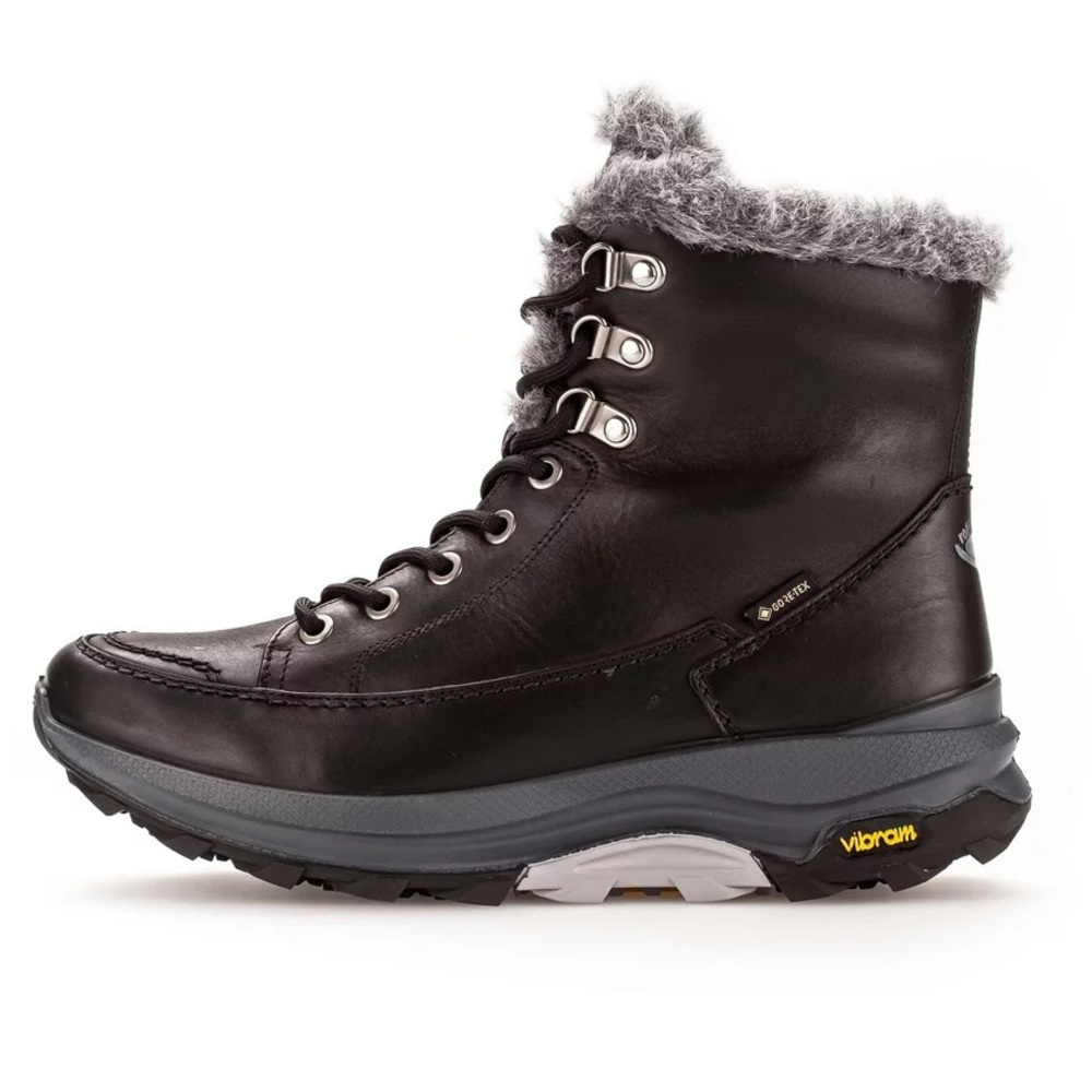 NWT GABOR (10) ROLLINGSOFT Classic Ankle Boots Lightweight Leather Waterproof - Picture 2 of 15